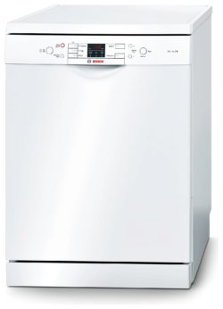 Bosch - SMS53M02GB - Full Size Dishwasher - White